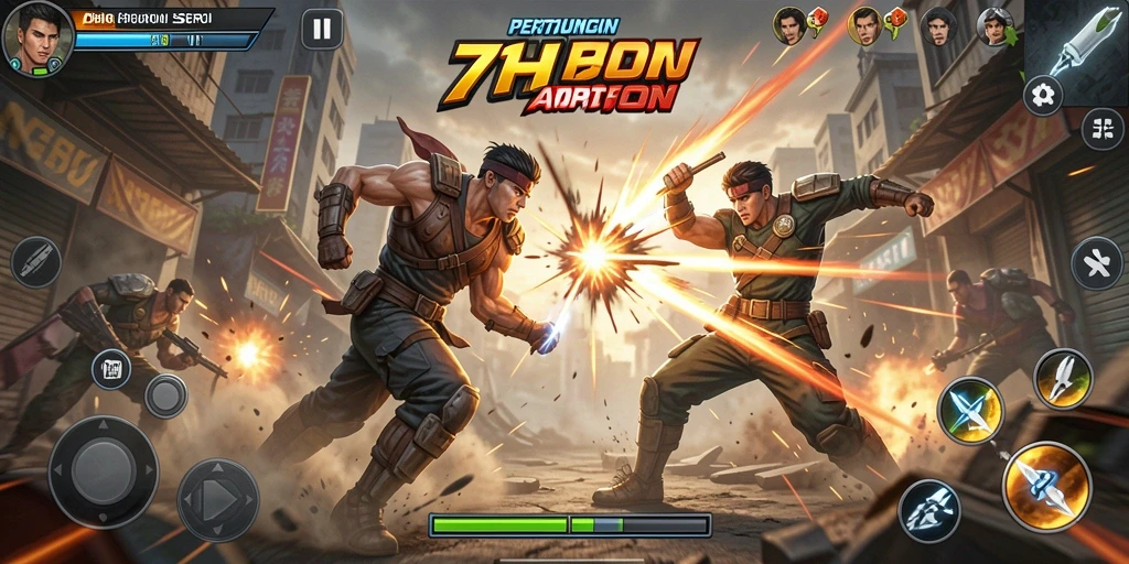 Tampilan gameplay seru 71H dengan aksi yang mendebarkan.