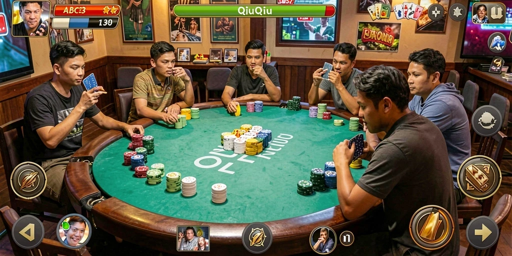 Screenshot gameplay QiuQiu di ABC33 yang seru dan kompetitif.