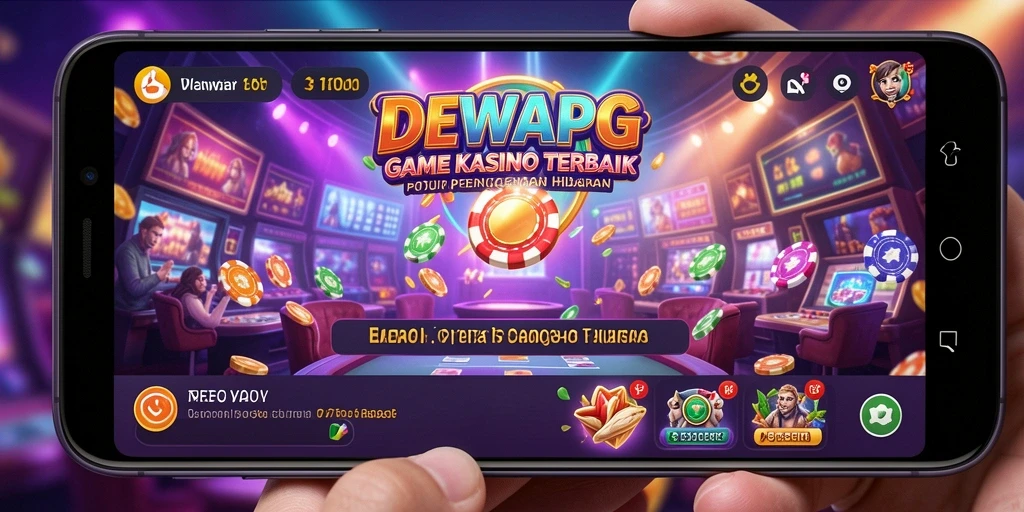 Tampilan menarik DEWAPG dengan gameplay seru dalam suasana Kasino.