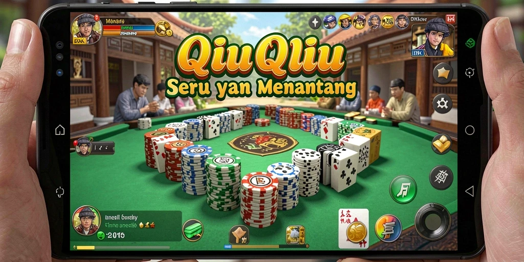 Screenshot gameplay QiuQiu DKK yang seru dan menantang.