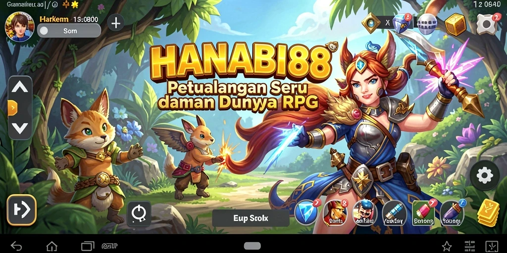 Tangkapan layar menunjukkan aksi intens dalam pertarungan RPG.