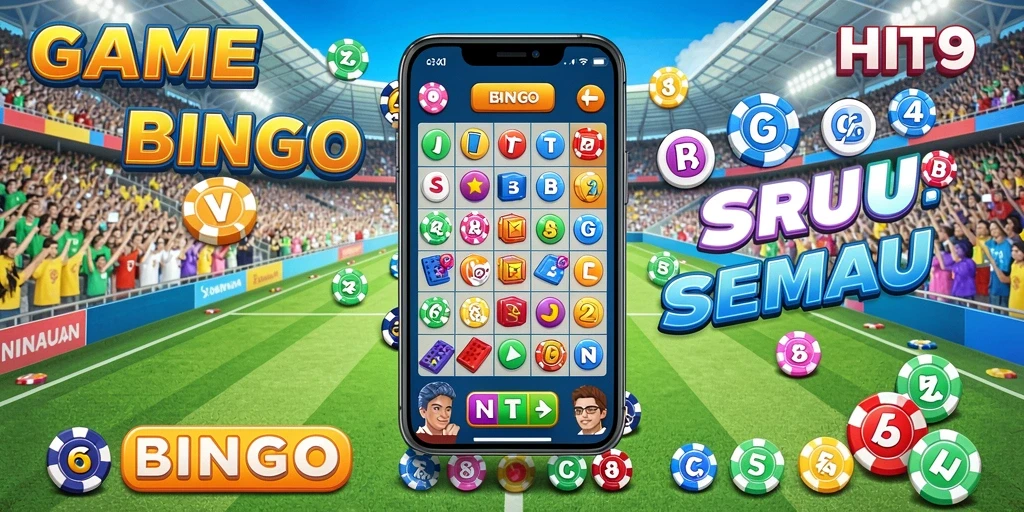 Tampilan gameplay HIT9 yang seru dan interaktif dalam permainan Bingo.
