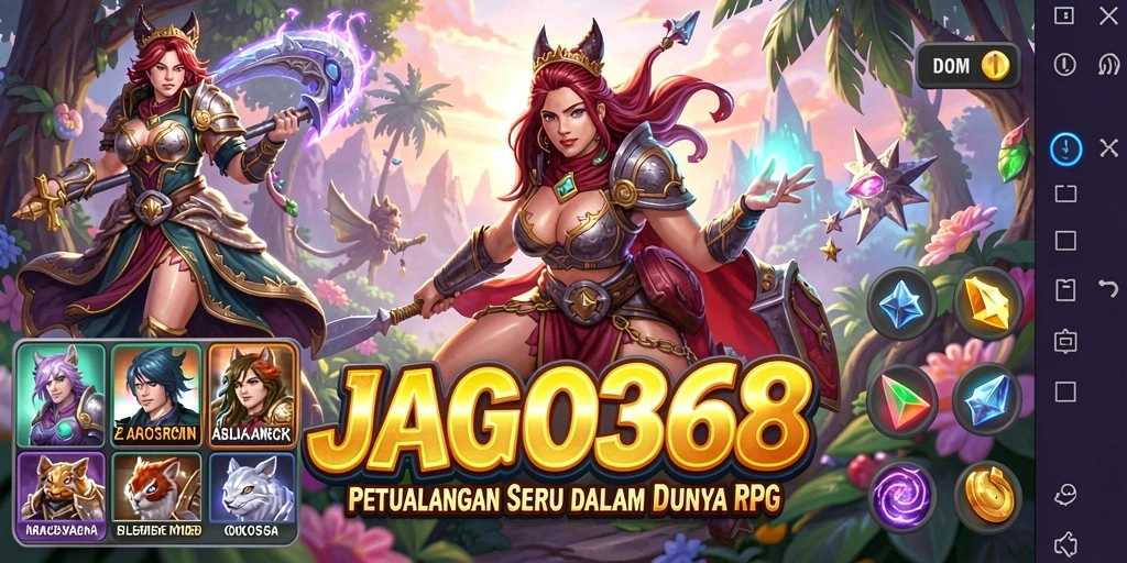 Tampilan gameplay seru dari JAGO368 yang memukau.