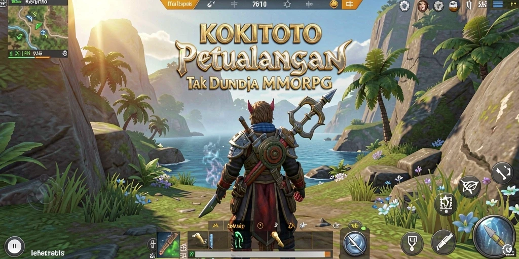 Tampilan gameplay seru dari KOKITOTO di dunia MMORPG.