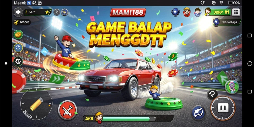 Gameplay balap yang menegangkan dan mendebarkan di MAMI188.