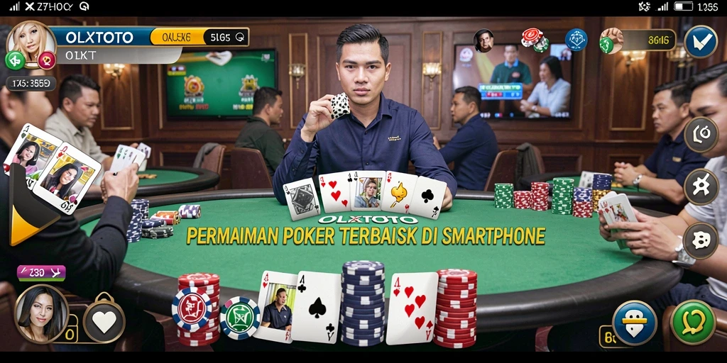 Screenshot gameplay Poker yang mendebarkan di OLXTOTO.