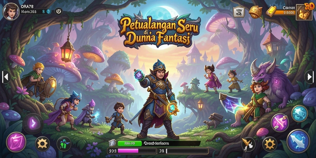 Tampilan gameplay ORA78 yang penuh petualangan dan tantangan.