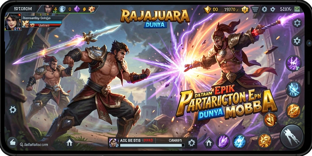 Tampilan seru dalam pertarungan tim RAJAJUARA