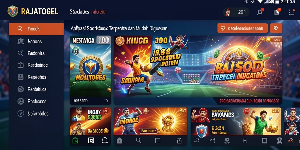 Tampilan gameplay Sportsbook yang menarik dan interaktif.