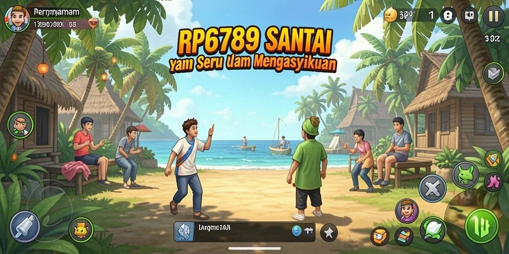 Tangkapan layar utama RP6789 menampilkan gameplay yang seru dan santai.