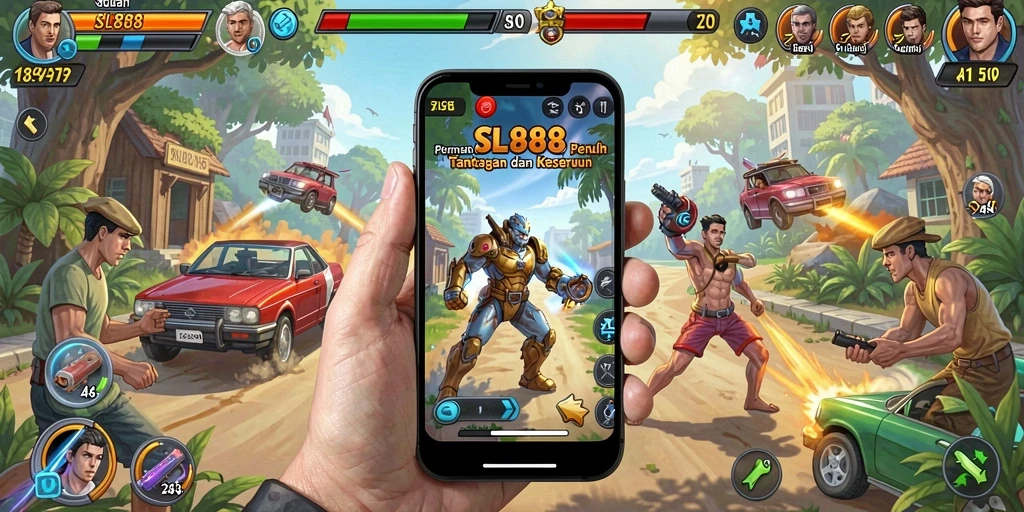 Tampilan gameplay SL888 yang seru dan penuh tantangan.