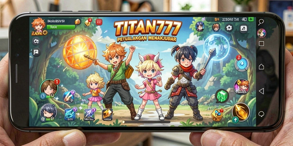 Menampilkan gameplay seru dan karakter unik dalam TITAN777.