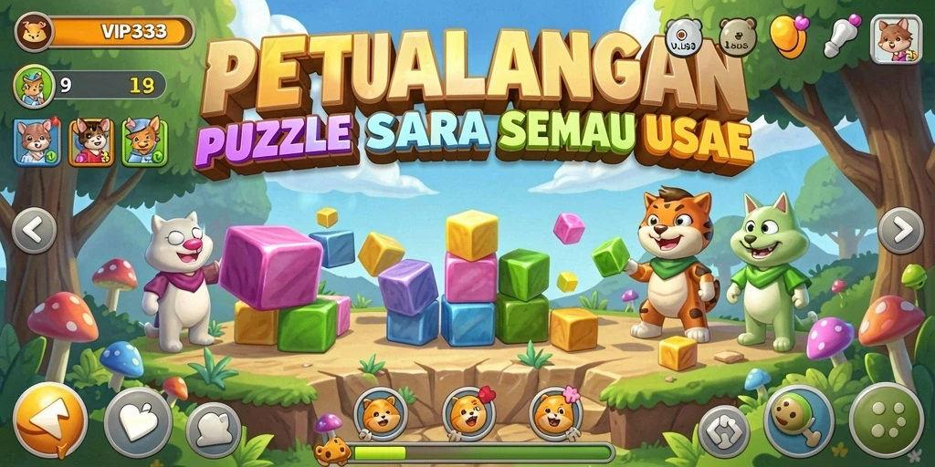 Tampilan gameplay menarik dari puzzle VIP333 yang penuh tantangan.