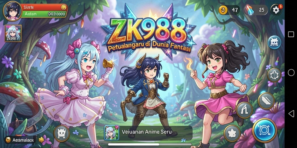 Tampilan menarik dari gameplay ZK988 yang penuh aksi.